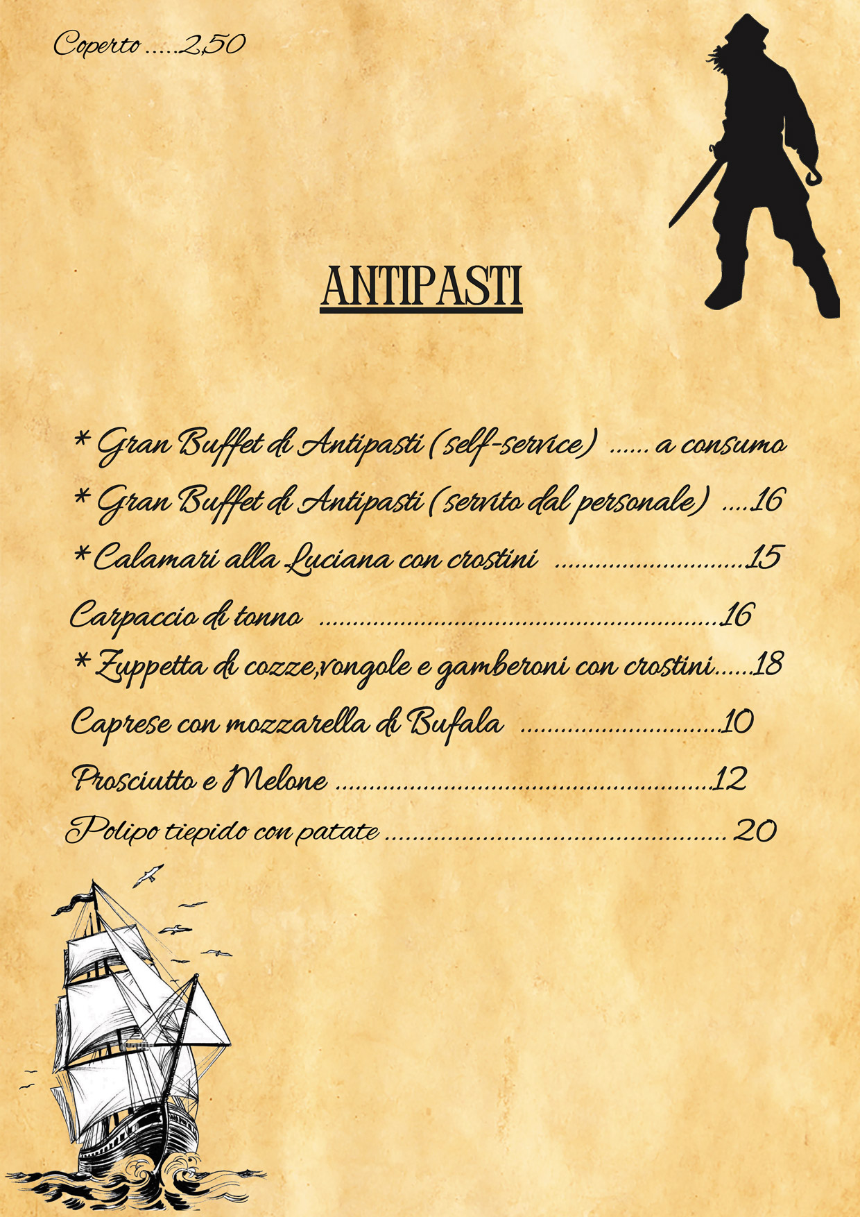 Menu Al Bucaniere - pagina 2