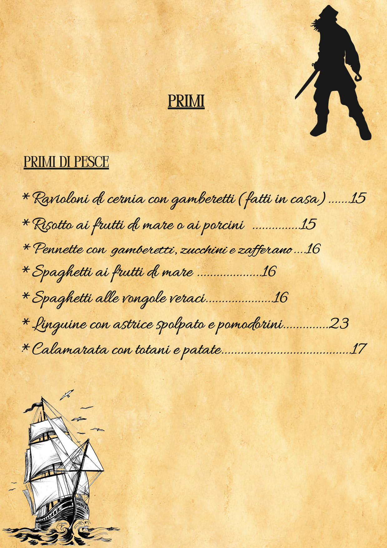 Menu Al Bucaniere - pagina 3